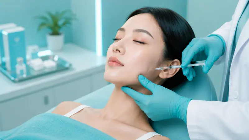 Tindakan filler dan V-shape oleh dokter Agneskin