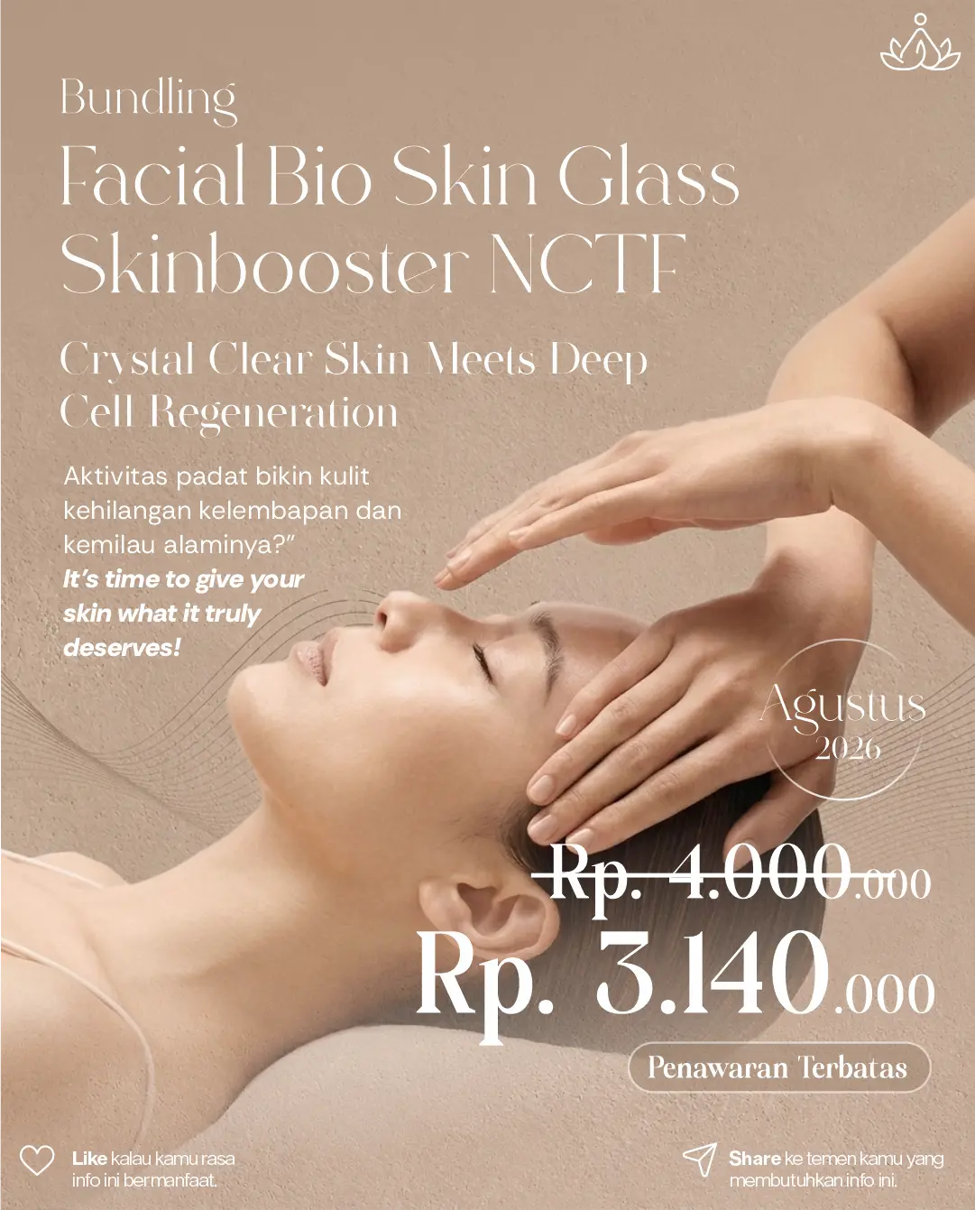 Promo Facial Bio Skinglass & NCTF